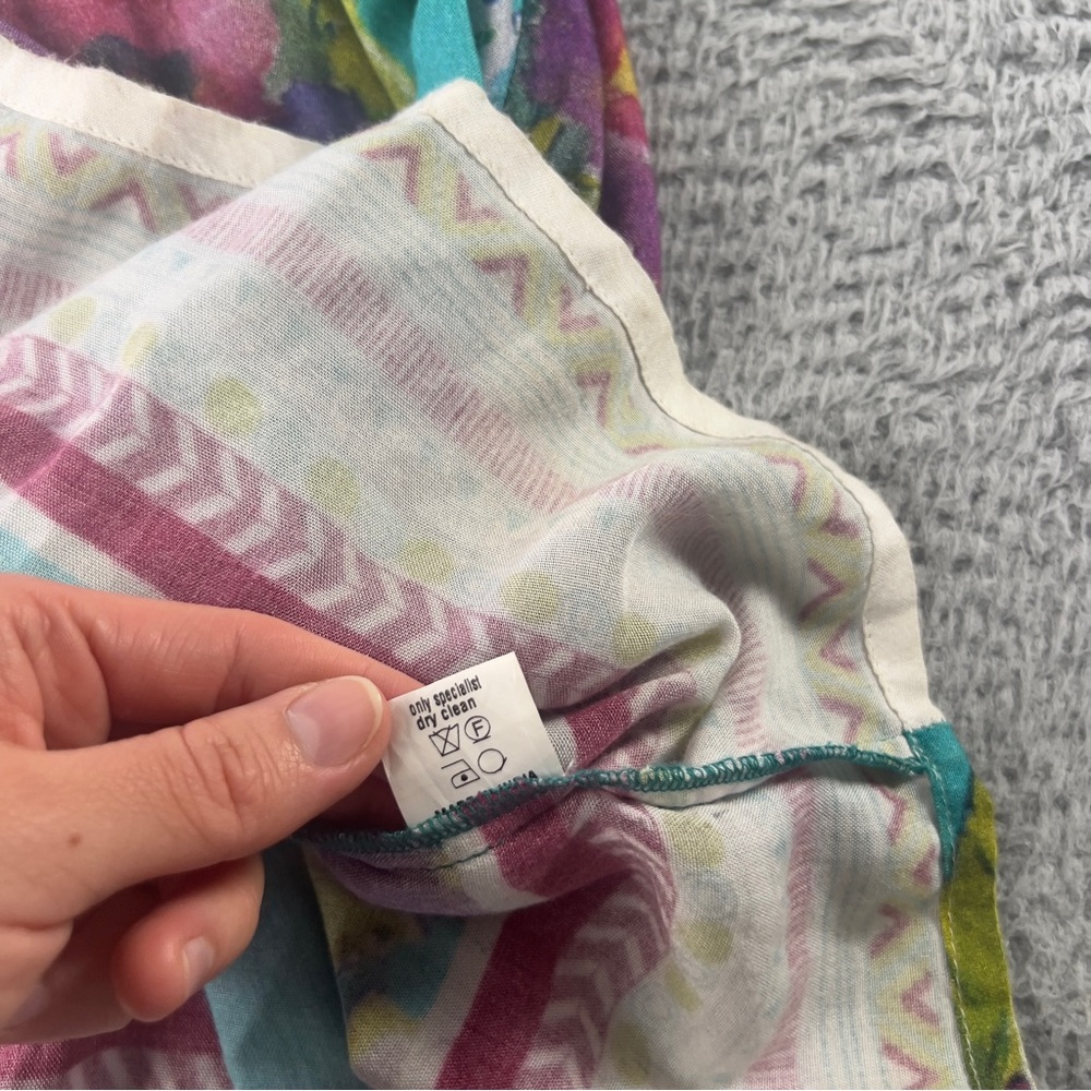 Anthropologie Blink London Kaftan Dress Womens Small Multicolor Embellished Boho - Picture 7 of 10